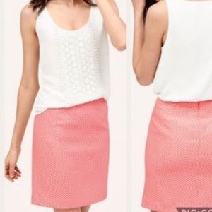 Loft Pink Mini Skirt